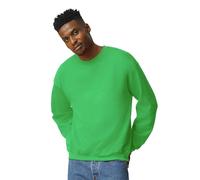 Gildan Fleece Crewneck Sweatshirt, Style G18000, Multipack Sudadera, Verde irlandés (Paquete de 1), M para Hombre