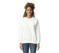 Gildan Fleece Crewneck Sweatshirt, Style G18000 Sudadera, Blanco (Blanco), M para Hombre