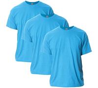 Gildan G2000 Ultra Cotton Style - Camiseta para Hombre (3 Unidades, Talla XXL), Color Zafiro
