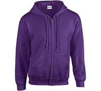 Gildan Heavy Blend Chaqueta con capucha morado M