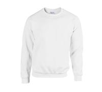 Gildan Heavy Blendâ Crewneck Sweatshirt Sudadera, White, XL Unisex Adulto
