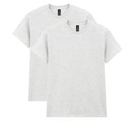 Gildan Heavy Cotton T-Shirt, Style G5000, Multipack Camisa, Gris Ceniza (Paquete de 2), XL (Pack de 2) para Hombre