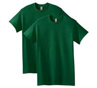 Gildan Heavy Cotton T-Shirt, Style G5000, Multipack Camisa, Verde (Forest Green), XL (Pack de 2) para Hombre