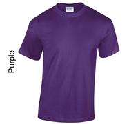 Gildan Hombre Algodón Grueso Camiseta Adulto Liso Manga Corta Multipack