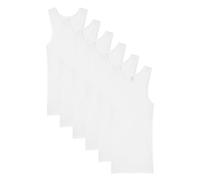 Gildan Men's A-Shirts 6 Pack, White, Large