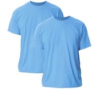 Gildan Men's G2000 Ultra Cotton Adult T-Shirt, 2-Pack, Carolina Blue, 3X-Large