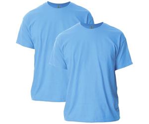 Gildan Men's G2000 Ultra Cotton Adult T-Shirt, 2-Pack, Carolina Blue, 3X-Large