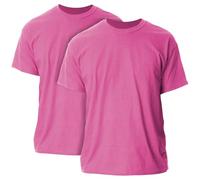 Gildan Men's G2000 Ultra Cotton Adult T-Shirt, 2-Pack, Heliconia, X-Large