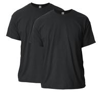Gildan Men's Ultra Cotton Adult T-Shirt, 2-Pack, Black, X-Large