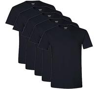 Gildan Platinum Men's Crew T-Shirts, Black, X-Large, 5-Pack