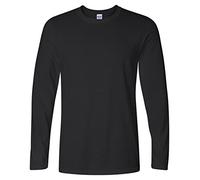 Gildan Soft Style L, Camiseta para Hombre, Negro (Black), Medium