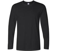 Gildan Softstyle manga larga camiseta, negro, L