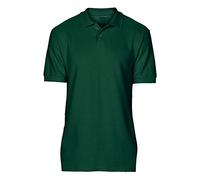 Gildan Softstyle - Polo Doble Pique Manga Corta Hombre Caballero (2XL) (Verde Bosque)