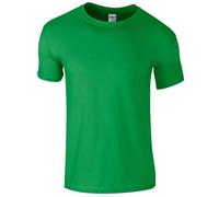 Gildan - Suave básica Camiseta de Manga Corta para Hombre - 100% algodón Gordo (Mediana (M)) (Verde irlandés)