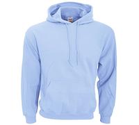 Gildan - Sudadera con capucha para hombre azul claro Small