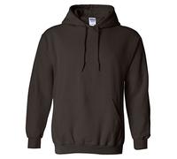 Gildan - Sudadera con capucha para hombre marrón oscuro Medium