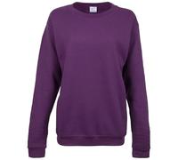 Gildan Sudadera con Cuello Redondo y Forro Polar para Mujer, Estilo G18000fl, Berenjena, XXL