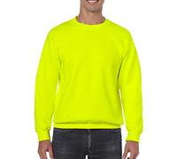 Gildan- Sudadera de Cuello Redondo Unisex con Mezcla de Tejidos (L) (Verde Fluorescente)