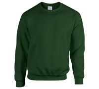 Gildan- Sudadera de Cuello Redondo Unisex con Mezcla de Tejidos (M) (Verde Bosque)
