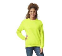 Gildan Sudadera de Forro Polar con Cuello Redondo, Estilo G18000, Verde (Safety Green), S para Hombre
