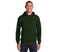 Gildan - Sudadera Gruesa con Capucha de Modelo UltraBlend Heavyweight Unisex (13 Colores) (2XL) (Verde Oscuro)