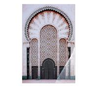 GILDE Acryl Bild Marrakesch Tempel Lienzos, Aluminio Acrílico, Multicolor, único