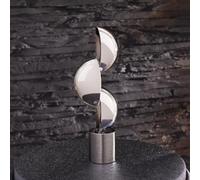 GILDE Escultura Harpo de Cristal Brillante, Color Blanco y Negro, 33 cm de Alto, 12 cm de Ancho, 7 cm de Profundidad