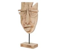 GILDE Escultura Yoruba - Máscara de Madera de Mango (46 x 23 cm), Color Natural