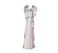 GILDE Figura de ángel de Magnesia - Altura 70 cm - Decoración - Regalo - Coleccionable - Estatua de ángel