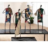 GILDE Figura de metal músico trompeta/contrabajo 51871