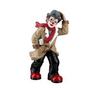 GILDE Figura Decorativa de Resina con diseño de Payaso, 15 cm de Alto, Multicolor