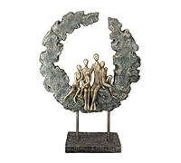 GILDE Figura Decorativa de Resina para salón, Regalo de cumpleaños para Mujeres, Altura 32,5 cm