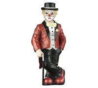 Gilde - Figura Decorativa pequeña de Payaso y artículo de coleccionista de los Pfiffikus en Caja de Regalo, Accesorio de Figura Decorativa, Hecho a Mano, Altura 15 cm