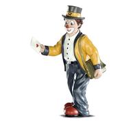 GILDE Gildeclown - Figura Decorativa y Coleccionable Hecha a Mano, Altura 16 cm