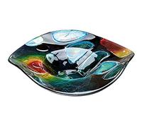 GILDE GLAS art Cuenco - Mesa - Cuenco de cristal - Decoración Salón D 45 cm