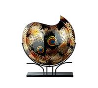 GILDE GLAS art Jarrón sobre Soporte - Regalos para Mujeres - Decoración - Pintado a Mano 52 cm