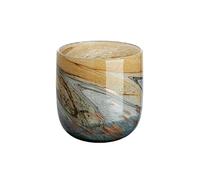 GILDE GLAS art Jarrones - Idea de Regalo para Mujer - Decoración de salón - Altura 16,5 cm