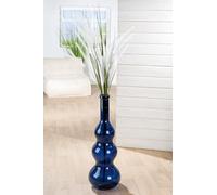 GILDE Jarrón de Cristal con Forma de bailarín, Color Azul Oscuro, 75 cm de Alto, diámetro de 26,5 cm, decoración para el hogar, Idea de Regalo