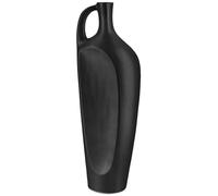 GILDE Jarrón Decorativo Grande XL de cerámica, jarrón de cerámica, Altura 55 cm, Color Negro