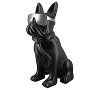 GILDE Poly Mops Cool Dog sitzend Figuritas Decorativas, Resina sintética, Multicolor, Único