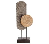 Gilde Poly Skulptur Carve auf Sockel Figuritas Decorativas, Multicolor, Único