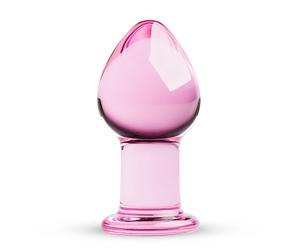 Gildo Gildo - Plug anal de vidrio No.27 Rosa - 9 cm