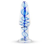 Gildo Plug Anal Espiral Azul - 351 gr