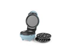 Giles & Posner 3 en 1 Mini-Bites Maker - Placas de cocina antiadherentes, máquina de donuts, waffles y pancakes, tiempo de pre-calentamiento de 3 minutos, luces indicadoras de listo, 400W