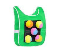 Gilet appiccicoso- Set da gioco Dodgeball,Gioco bersagli lancio giochi con 5 palline - Giochi da giochi Giocattolo, interazione genitore-figlio Oggetti di Scena per giochi all'ap