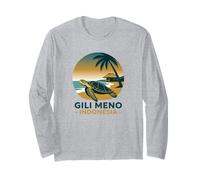 Gili Meno Indonesia Atardecer Manga Larga