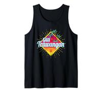 Gili Trawangan Lombok Isla Retro Indonesia Recuerdo Vintage Camiseta sin Mangas
