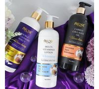 Gilke-loción corporal blanqueadora e hidratante, adecuada para piel seca y negra, con bomba, botella enorme de 500ml, Cosméticos Coreanos SERUM