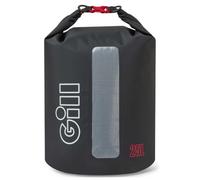 Gill 2026 Voyager Dry Bolsa 25L L108 - Black | Costuras soldadas, seguridad enrollable, accesorios de anillo en D, panel de visión rápida, construcción de PVC resistente a