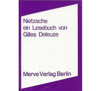 Gilles Deleuze Nietzsche: Ein Lesebuch von Gilles Deleuze (Intern (Tapa blanda)
